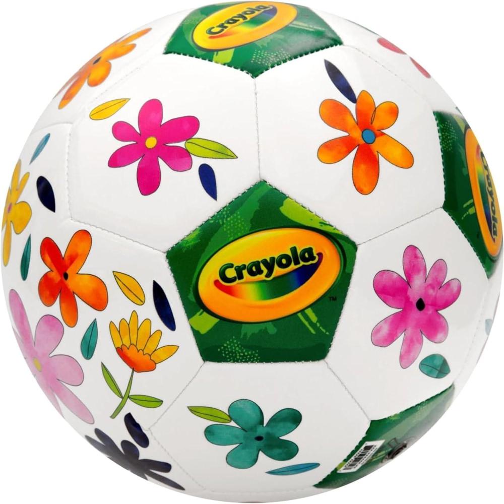 imageCrayola Official Soccer Ball  Unisex Kids  Multiplication Size 3Flower