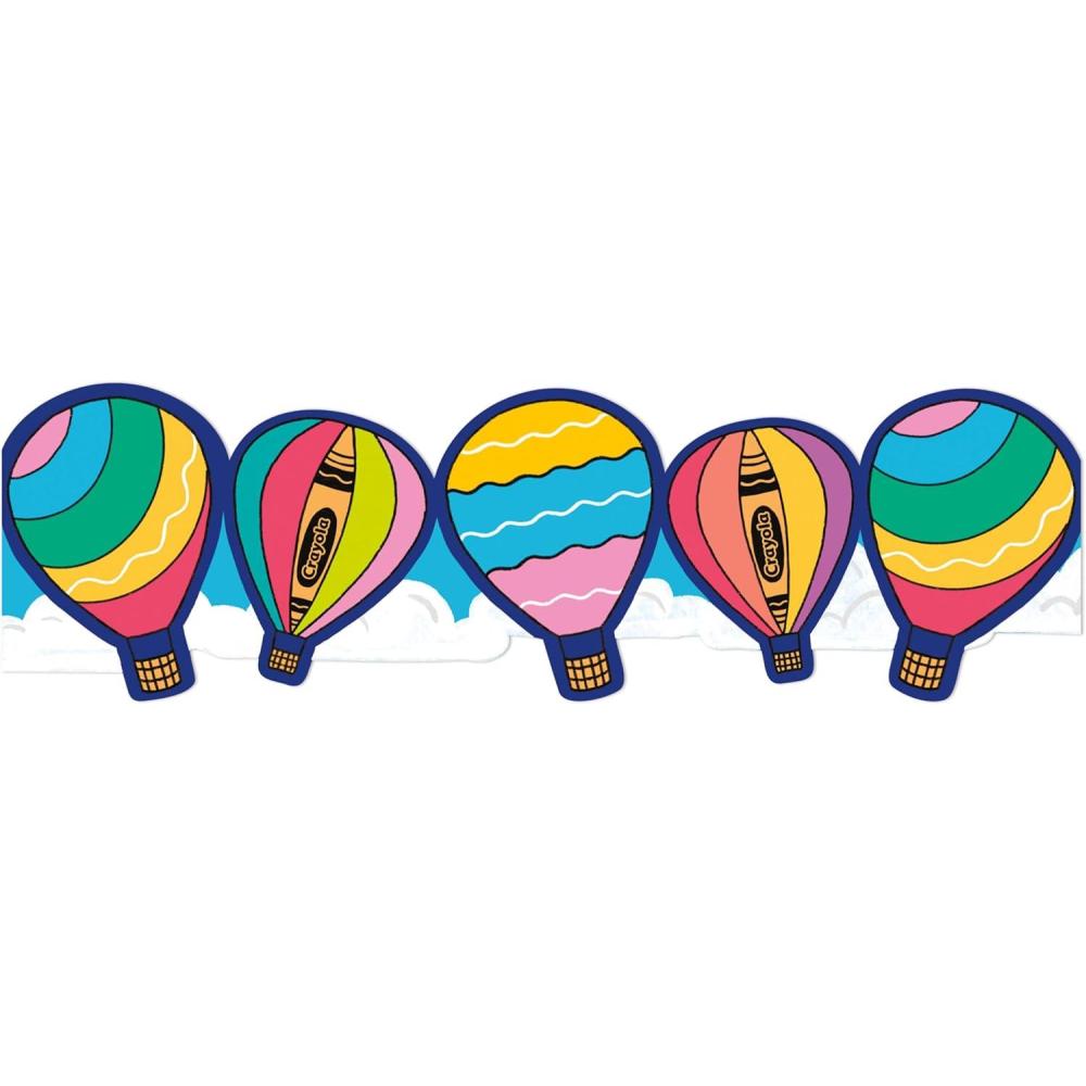 imageEureka Crayola Colors of Kindness Extra Wide Decorative Classroom and Bulletin Board Trim for Teachers 325quot Wide 12 Strips for 37 Total Feet