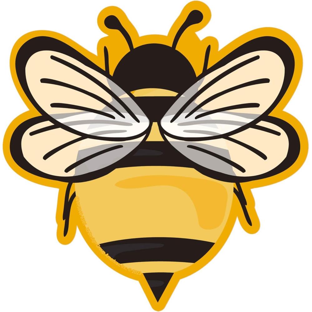 imageEureka Crayola Crayons Paper CutOut Classroom Decorations for Teachers 36 PiecesBumble Bee