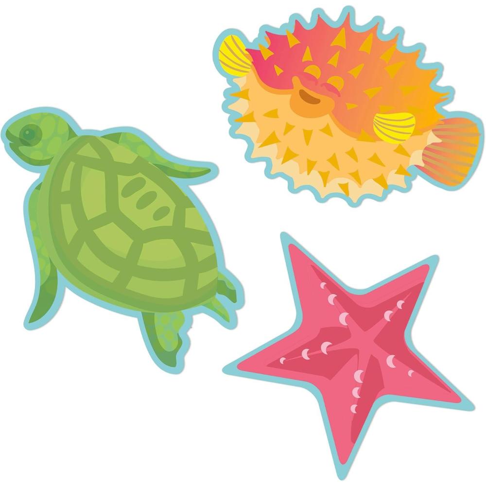 imageEureka Crayola Crayons Paper CutOut Classroom Decorations for Teachers 36 PiecesFish