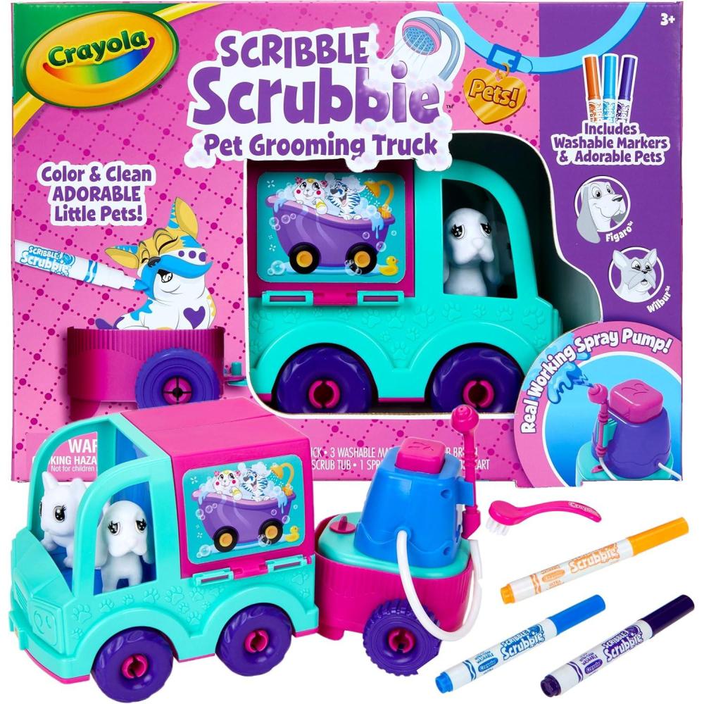 imageScribble Scrubbie Pets Beauty Salon Playset