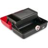 Caboodles On-The-Go-Girl Case(Red Black School Spirit)