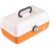 Caboodles On-The-Go-Girl Case(White Orange School Spirit)