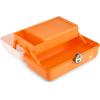 Caboodles On-The-Go-Girl Case(White Orange School Spirit)