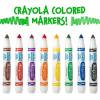 Crayola 12 Count Washable Bulk Markers, Green(Green)