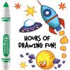 Crayola 12 Count Washable Bulk Markers, Green(Green)