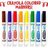 Crayola 12 Count Washable Bulk Markers, Green(Orange)