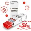 Crayola 12 Count Washable Bulk Markers, Green(Red)