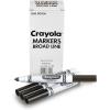 Crayola Broad Line Markers – Black (12ct), Markers for Kids, Bulk School Supplies for Teachers, Nontoxic, Marker Refill with Reusable Box(Black)