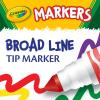Crayola Broad Line Markers Classpack (256 Ct), Bulk Markers for Kids, Art Supplies for School, Classroom Must Haves, Preschool & Kindergarten Supplies