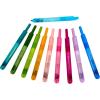 Crayola Clicks Retractable Tip Markers (10ct), Stocking Stuffers for Kids & Toddlers, Cone Tip Washable Art Marker Set, Coloring Book Supplies, No Dry, 3+(Bold & Bright)