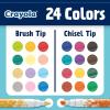 Crayola Color Changing Markers (8ct), No Bleed Markers for Adult Coloring, Dual Sided Marker Set, Cool Art Supplies, Gift for Teens(Dual-Ended)