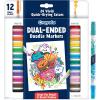 Crayola Color Changing Markers (8ct), No Bleed Markers for Adult Coloring, Dual Sided Marker Set, Cool Art Supplies, Gift for Teens(Dual-Ended)