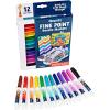 Crayola Color Changing Markers (8ct), No Bleed Markers for Adult Coloring, Dual Sided Marker Set, Cool Art Supplies, Gift for Teens(Fine Point)
