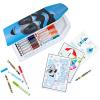 Crayola Coloring Set with Limited Edition Blue Art Case, Limited Edition Crayons, 50+ Pieces, Gifts for Kids(Blue)