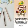 Crayola Colors of the World Colored Pencil Set (24ct), Skin Tone Colored Pencils for Kids, Coloring Book Pencils, Gifts for Kids(Colored Pencils)