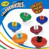 Crayola Colourwhirls (3ct), Spin Art Toy, Battling Spinning Top Toy for Kids, 1 Launcher, Arts & Crafts Kit, Gift for Boys & Girls, Ages 6, 7, 8(Single)