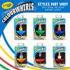 Crayola Colourwhirls (3ct), Spin Art Toy, Battling Spinning Top Toy for Kids, 1 Launcher, Arts & Crafts Kit, Gift for Boys & Girls, Ages 6, 7, 8(Single)