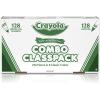 Crayola Crayons and Washable Markers Classpack (256ct), Bulk Markers for Kids, Teacher Art Supplies for Preschool & Kindergarten Classrooms