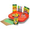 Crayola Create ‘N Carry Travel Art Set for Kids (75pcs), 2-in-1 Lap Desk & Carrying Case, Holiday for Kids, Art Supplies Kit for Crafting, Drawing & Coloring(Art Set)