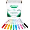 Crayola Fabric Marker Classpack, Ten Assorted Colors, 80/Box