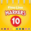 Crayola Fine Line Markers for Kids (12 Boxes), Bulk Coloring Markers for School, 10 Assorted Colors, Essential Teacher Classroom Supplies, Ages 3, 4, 5(Markers Bulk)