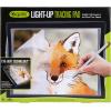 Crayola Light Up Tracing Pad with Night Mode and Colored Pencil Set, Gift, Ages 6, 7, 8, 9, 10