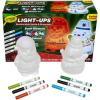 Crayola Light-Ups – Santa, Light Up Santa Toy, Reusable Holiday Craft, Glow in The Dark, Indoor Holiday Decoration Craft, Gift for Kids(Santa/Snowman)
