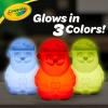 Crayola Light-Ups – Santa, Light Up Santa Toy, Reusable Holiday Craft, Glow in The Dark, Indoor Holiday Decoration Craft, Gift for Kids(Santa/Snowman)