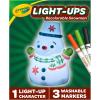 Crayola Light-Ups – Santa, Light Up Santa Toy, Reusable Holiday Craft, Glow in The Dark, Indoor Holiday Decoration Craft, Gift for Kids(Snowman)