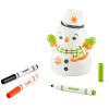 Crayola Light-Ups – Santa, Light Up Santa Toy, Reusable Holiday Craft, Glow in The Dark, Indoor Holiday Decoration Craft, Gift for Kids(Snowman)