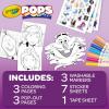 Crayola POPS 3D Frozen Activity Set, Kids Coloring Set & Craft Kit, Includes Stickers & Markers, Frozen Gift for Girls & Boys, 5+