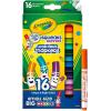 Crayola Pip Squeaks Skinnies Washable Marker Set (16ct), Mini Markers for Toddlers, Thin Coloring Markers for Kids, Toddler Arts & Craft Supplies(1 Count (Pack of 2))