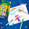 Crayola Pip Squeaks Skinnies Washable Marker Set (16ct), Mini Markers for Toddlers, Thin Coloring Markers for Kids, Toddler Arts & Craft Supplies(1 Count (Pack of 2))