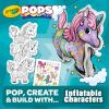 Crayola Pops Inflatable Characters, Coloring Set for Kids, Gift for Boys & Girls, Ages 5, 6, 7, 8