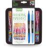 Crayola Sketch & Detail Dual-Tip Markers (16ct), Adult Coloring Set, 32 Colors, Fine & Brush Tip Art Markers, For Calligraphy & Drawing(Blending Markers)