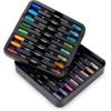 Crayola Sketch & Detail Dual-Tip Markers (16ct), Adult Coloring Set, 32 Colors, Fine & Brush Tip Art Markers, For Calligraphy & Drawing(Sketch & Detail)