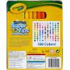 Crayola Super Tips Marker Set (100ct), Fine Point Washable Markers, Drawing Markers for Kids & Adults, Create Thick & Thin Lines, Art Supplies, Ages 3+(100 Count (Pack of 1))