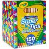 Crayola Super Tips Marker Set (100ct), Fine Point Washable Markers, Drawing Markers for Kids & Adults, Create Thick & Thin Lines, Art Supplies, Ages 3+(150 Count (Pack of 1))