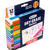 Crayola Take Note Dry Erase Markers for School (12ct) Teacher Supplies, Chisel Tip Whiteboard Markers, Essential Classroom Must Haves, Low Odor(Dry Erase Markers)