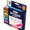 Crayola Take Note Dry Erase Markers for School (12ct) Teacher Supplies, Chisel Tip Whiteboard Markers, Essential Classroom Must Haves, Low Odor(Highlighters)