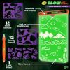 Crayola Travel Glow Art Studio, Glow in The Dark Toys, Kids Gifts for Girls and Boys, Ages 6, 7, 8, 9(Art Studio)