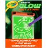 Crayola Travel Glow Art Studio, Glow in The Dark Toys, Kids Gifts for Girls and Boys, Ages 6, 7, 8, 9(Travel)