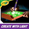 Crayola Travel Glow Art Studio, Glow in The Dark Toys, Kids Gifts for Girls and Boys, Ages 6, 7, 8, 9(Travel)