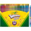 Crayola Twistables Colored Pencil Set (50ct), Stocking Stuffer for Kids & Teens, No Sharpen Colored Pencils For Kids Coloring Books, Drawing & Sketching, 4+