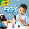 Crayola Washable Paint (1 Gallon), White Paint, Bulk Classroom Supplies for Teachers, Washable Paint for Kids, Nontoxic, 3+(Black)