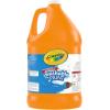 Crayola Washable Paint (1 Gallon), White Paint, Bulk Classroom Supplies for Teachers, Washable Paint for Kids, Nontoxic, 3+(Orange)