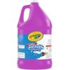 Crayola Washable Paint (1 Gallon), White Paint, Bulk Classroom Supplies for Teachers, Washable Paint for Kids, Nontoxic, 3+(Violet)