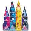 CreateOn Crayola Cosmic Magnetic Tiles, Building Set for Kids, Magnetic Building Toys for Kids, STEM Learning Toys for Boys and Girls Ages 3 and Up, 40-Piece Set (Cosmic)(40 Pieces)