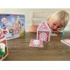 CreateOn Crayola Elf on The Shelf Gingerbread House – Magnetic Building Tiles Kit with Crayola Markers, Christmas Holiday Craft Toy, 33-Piece Magnetic Construction & Coloring Set for Kids Ages 3+
